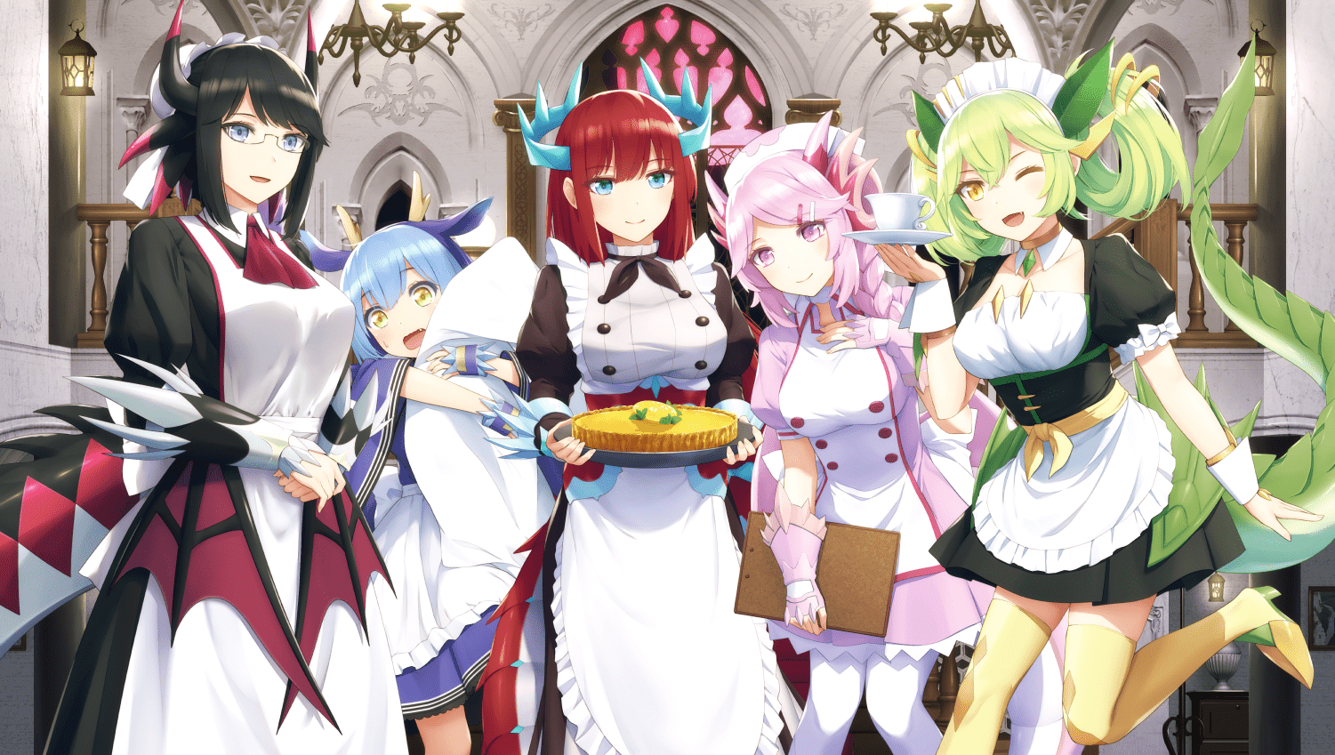 1501x849 Dragonmaid Tillroo Gi Oh! Anime Image Board