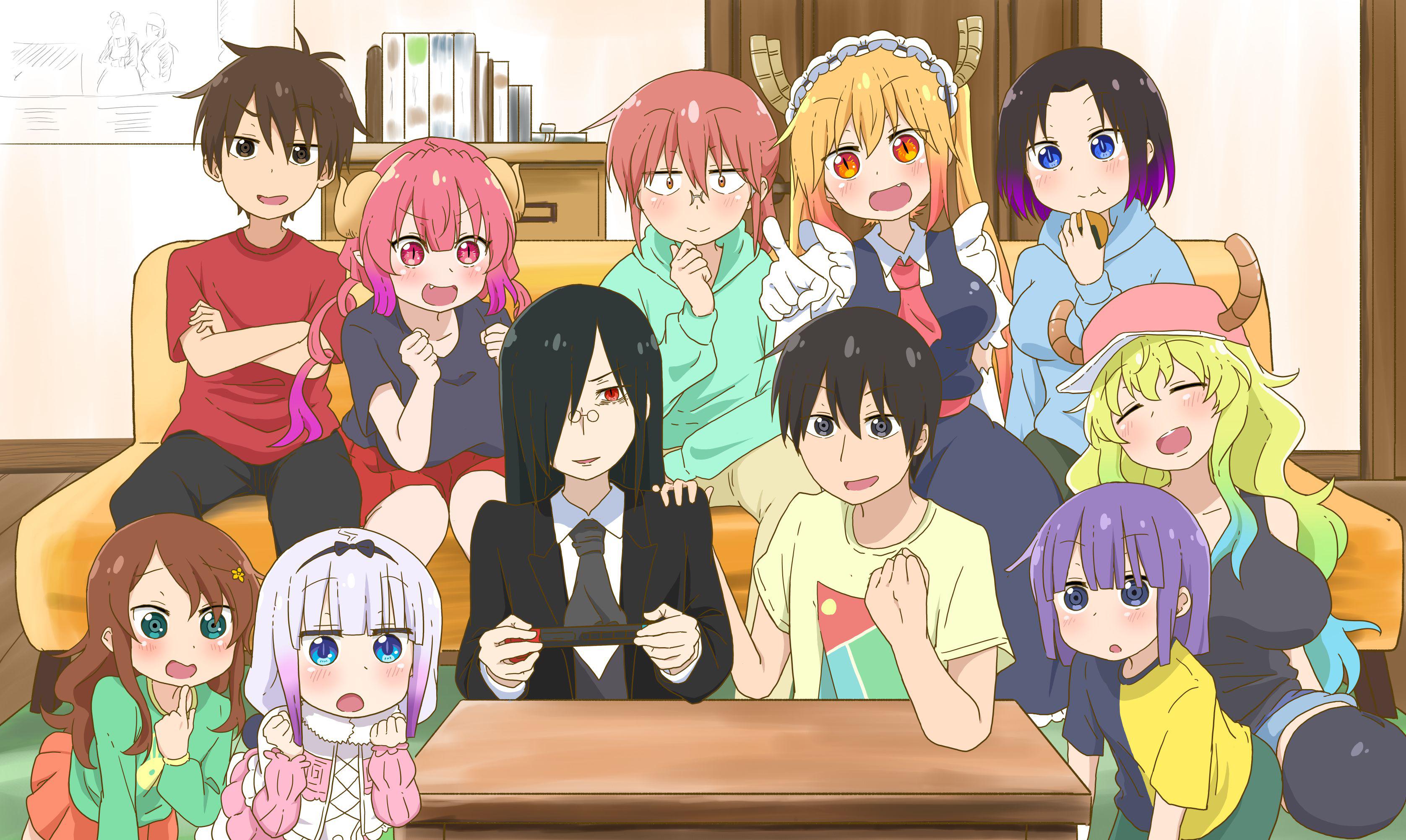 3352x2004 Fafnir (Miss Kobayashi's Dragon Maid) HD Wallpaper and Background