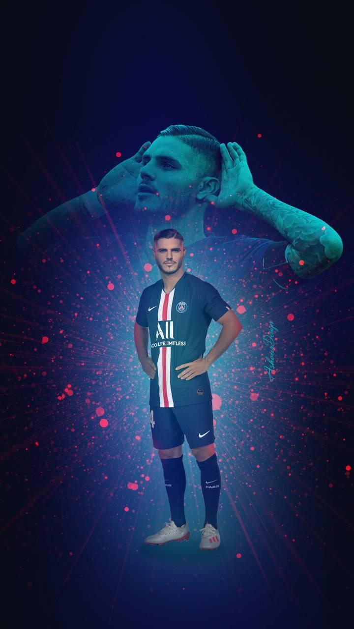 720x1280 Icardi PSG Wallpaper