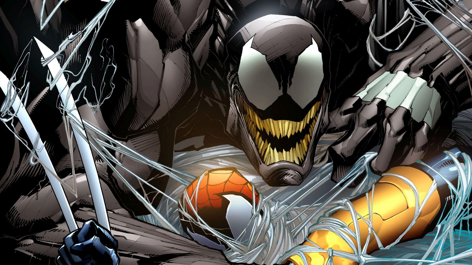 1920x1080 Desktop Wallpaper Venom, Villain, Spider Man, Marvel Comics, Artwork, 4k, HD Image, Picture, Background, Ae380e