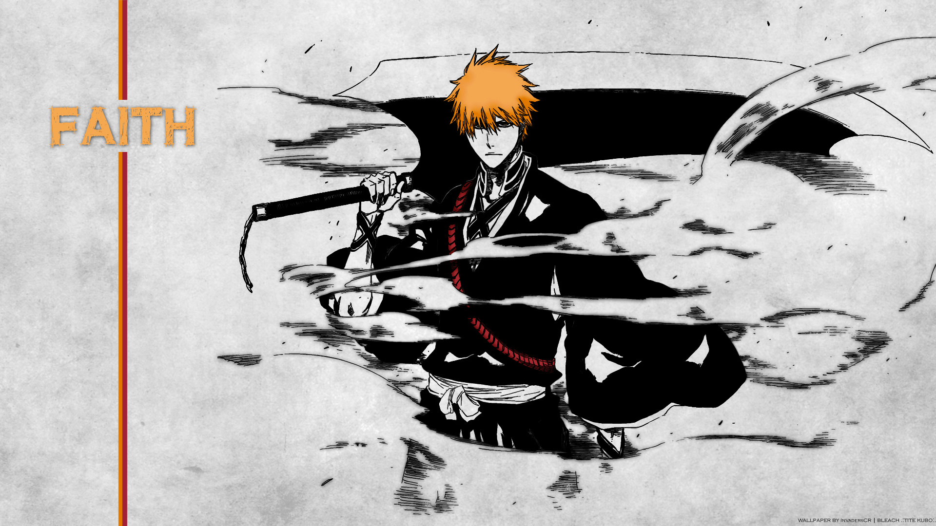 Kurosaki Ichigo, bleach, male, ichigo, ichigo kurosaki, fullbring, anime,  fullbringer, HD wallpaper