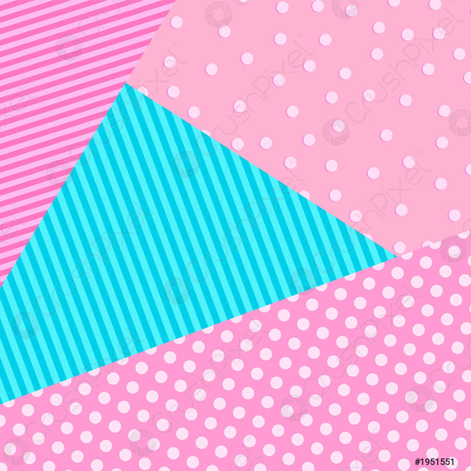 1500x1500 Cute pattern background in princess lol doll surprise style vector vector 1951551