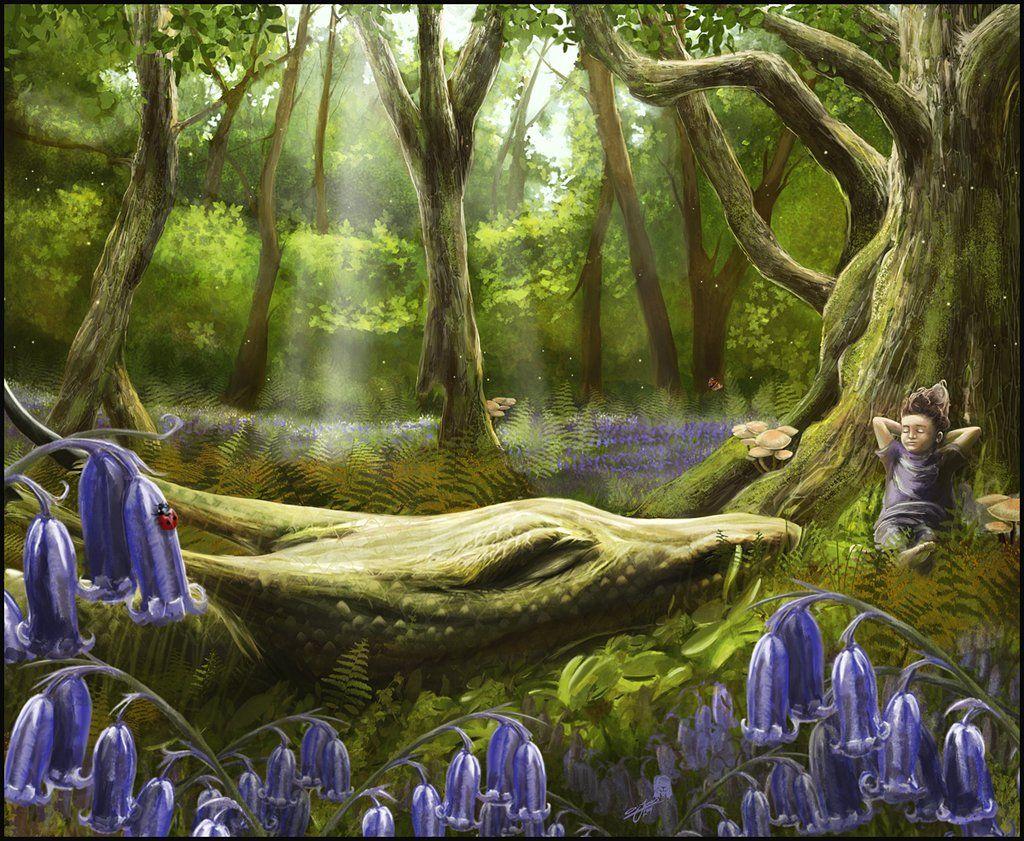 1024x841 Lazing By The Sleeping Dragon. Eastern dragon, Pet dragon, Dragon series