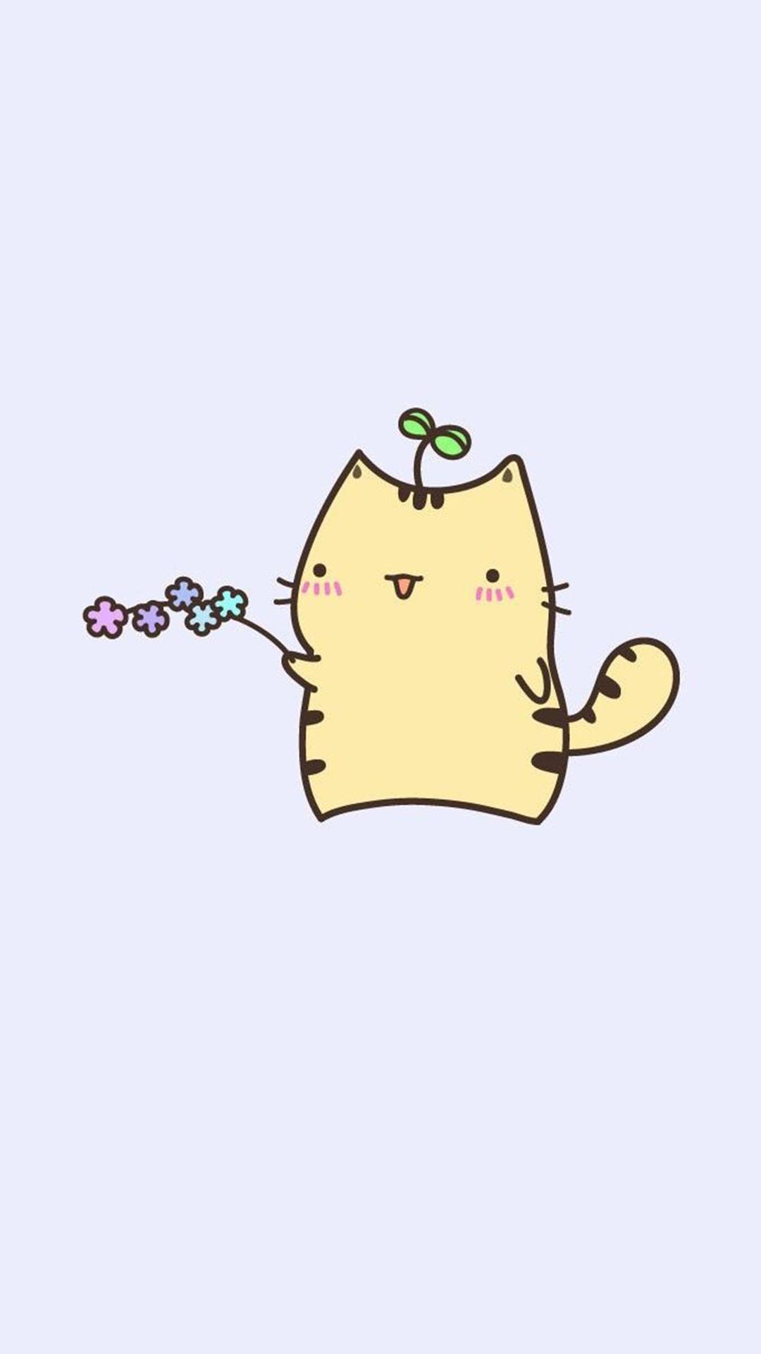 1080x1920 Cute Pusheen Background Free download