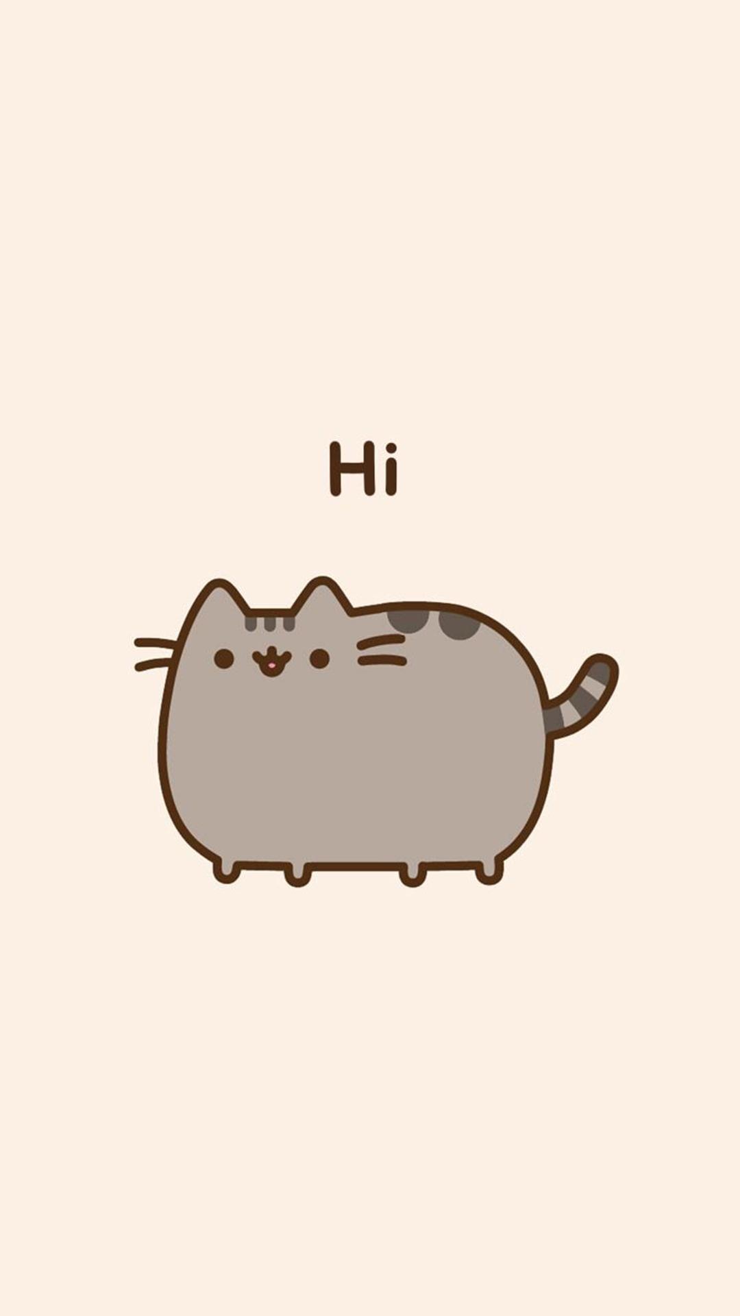 1080x1920 Cute Pusheen Background Free download