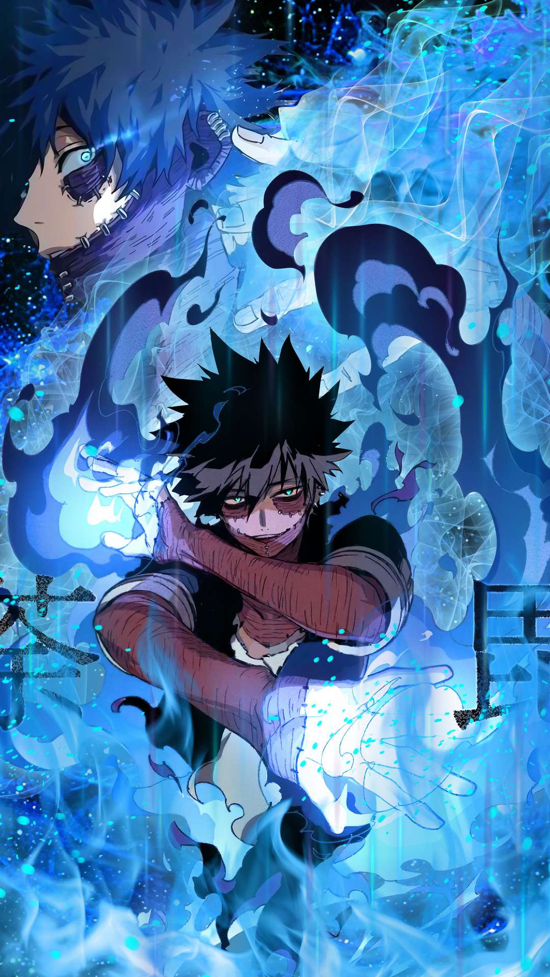 1080x1920 Dabi Wallpaper for iPhone and Android