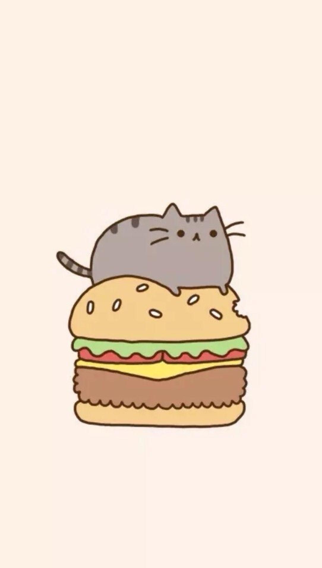 1084x1910 Pusheen Wallpaper