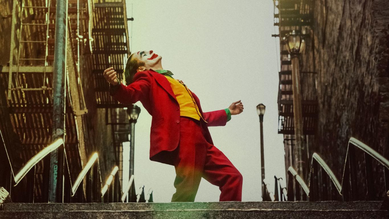 1366x768 Download Joker, 2019 movie, poster wallpaper, 1366x Tablet, laptop