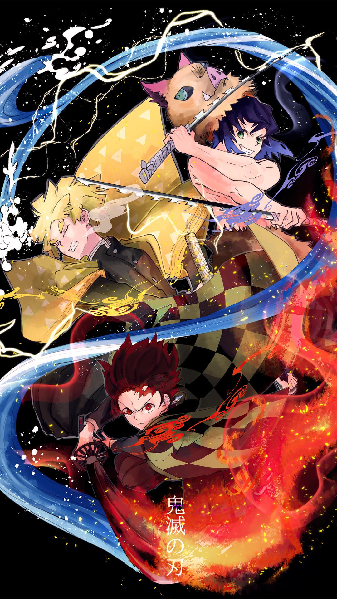 1080x1920 Demon Slayer Mobile Wallpaper