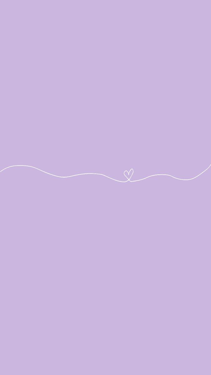 675x1200 Purple wallpaper heart simple instagram iphone lavender. Purple aesthetic background, Purple wallpaper phone, Purple wallpaper