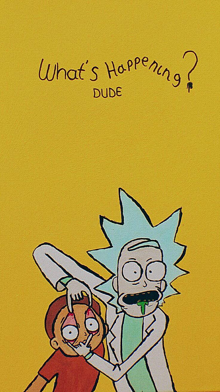 736x1308 Rick and morty wallpaper. Rick and morty drawing, Rick and morty yellow wallpaper, Rick and morty poster
