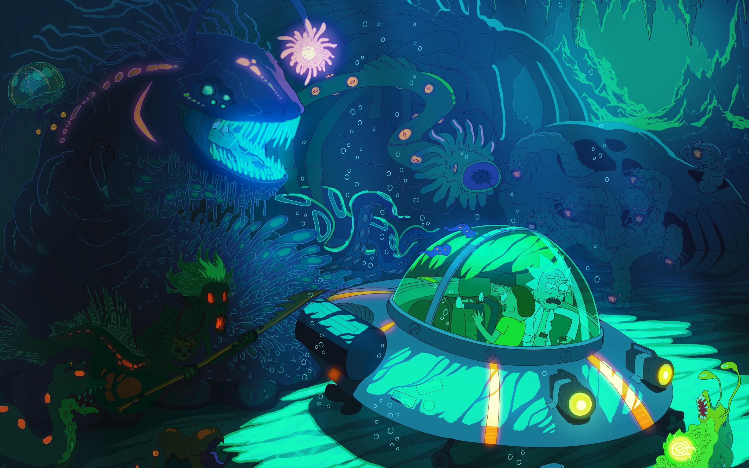 2880x1800 Rick and Morty HD wallpaper