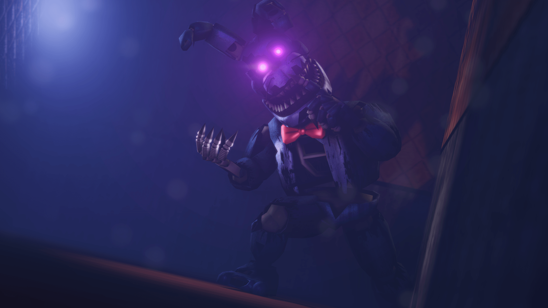 1920x1080 Free download Nightmare Bonnie by masterderp1 [1920x1080] for your Desktop, Mobile & Tablet. Explore Nightmare Wallpaper. The Nightmare Before Christmas Wallpaper, Nightmare Before Christmas Wallpaper Desktop, Nightmare Before Christmas HD Wallpaper