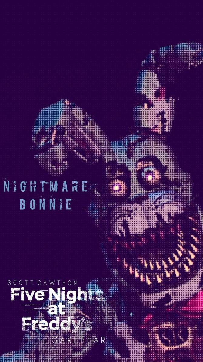 670x1192 Nightmare bonnie wallpaper. Scary fnaf image, Fnaf scary wallpaper, Fnaf nightmare