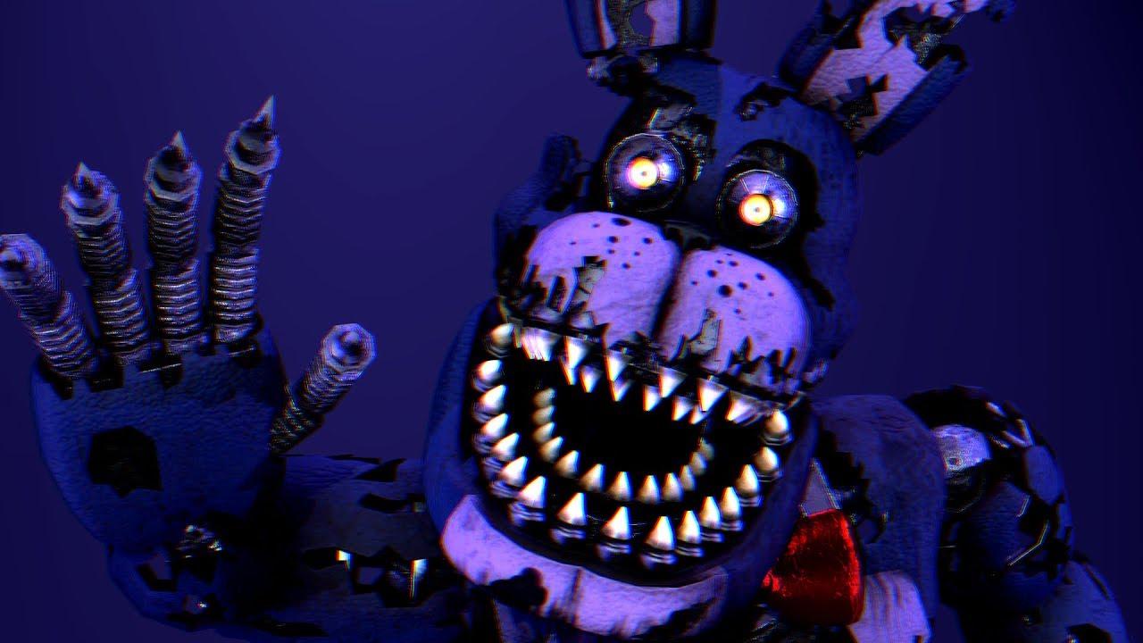 1280x720 Five Nights at Freddy's Simulator. Playing As Nightmare Bonnie! [Part 3]