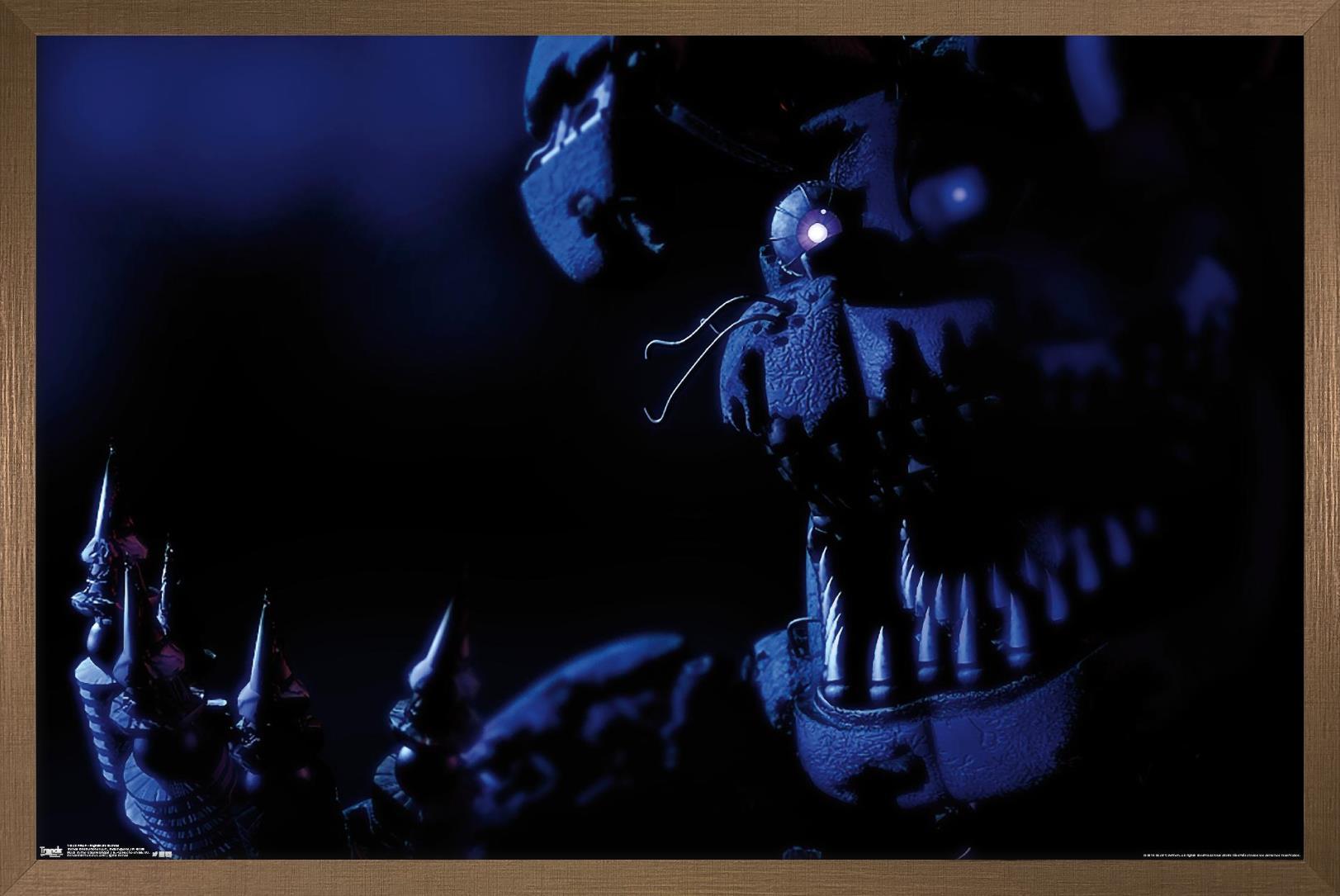 1623x1085 Five Nights at Freddy's Bonnie Wall Poster, 14.725 x 22. Framed