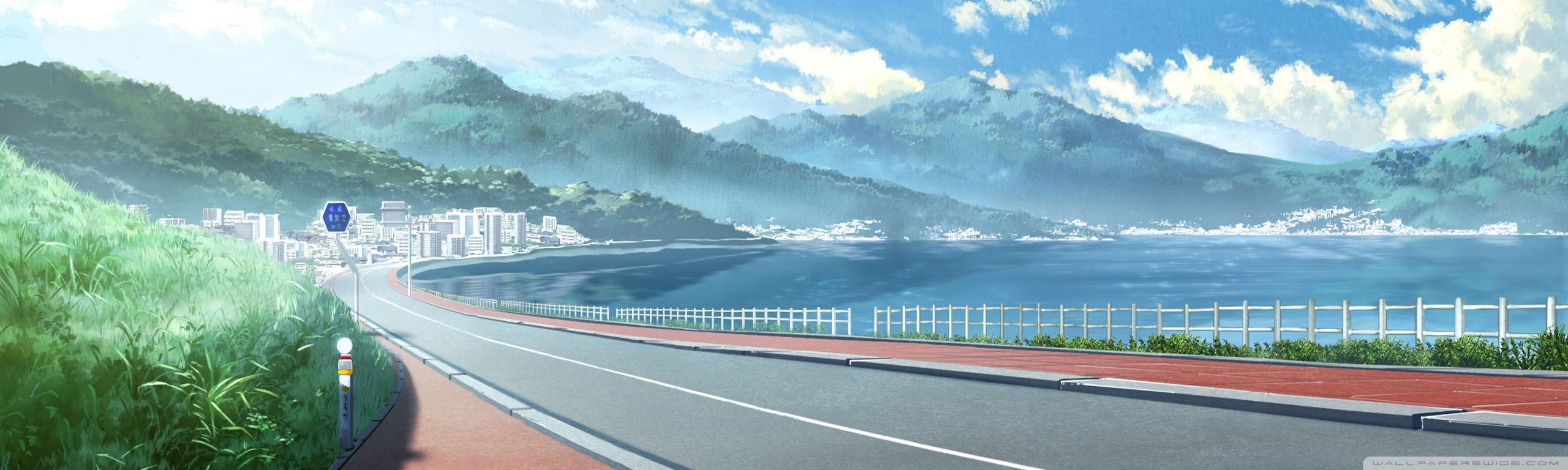 2560x768 Anime Landscape Ultra HD Desktop Background Wallpaper for 4K UHD TV : Multi Display, Dual Monitor : Tablet