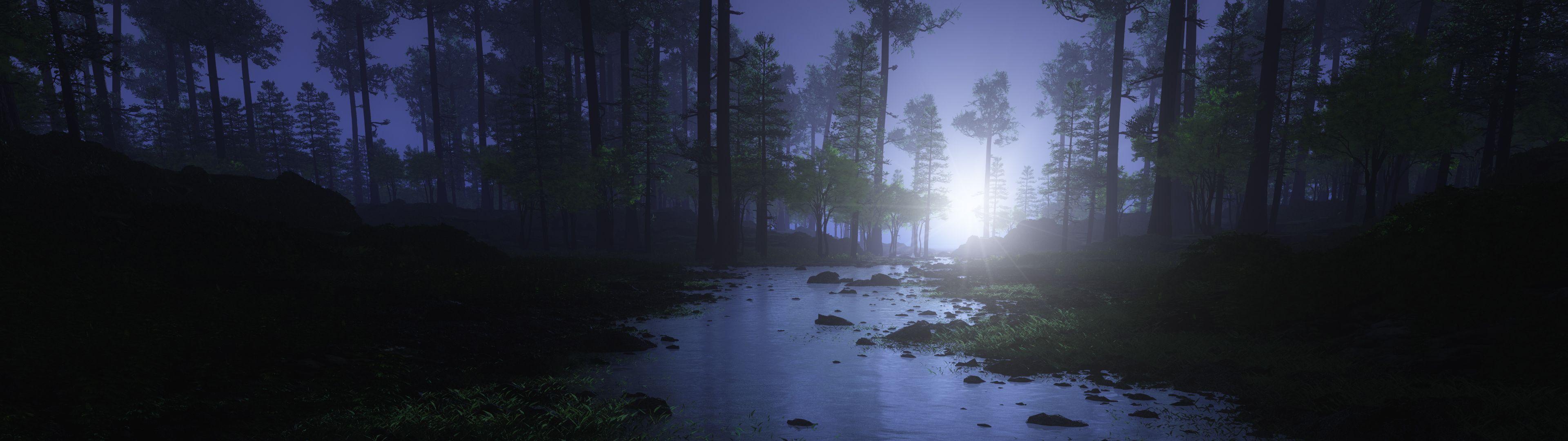 3840x1080 Collection of dual monitor wallpaper