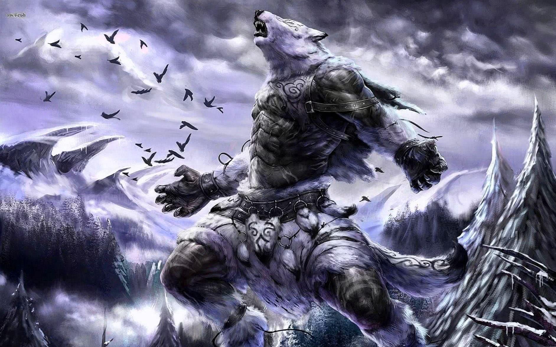 1883x1176 Werewolf Wallpaper