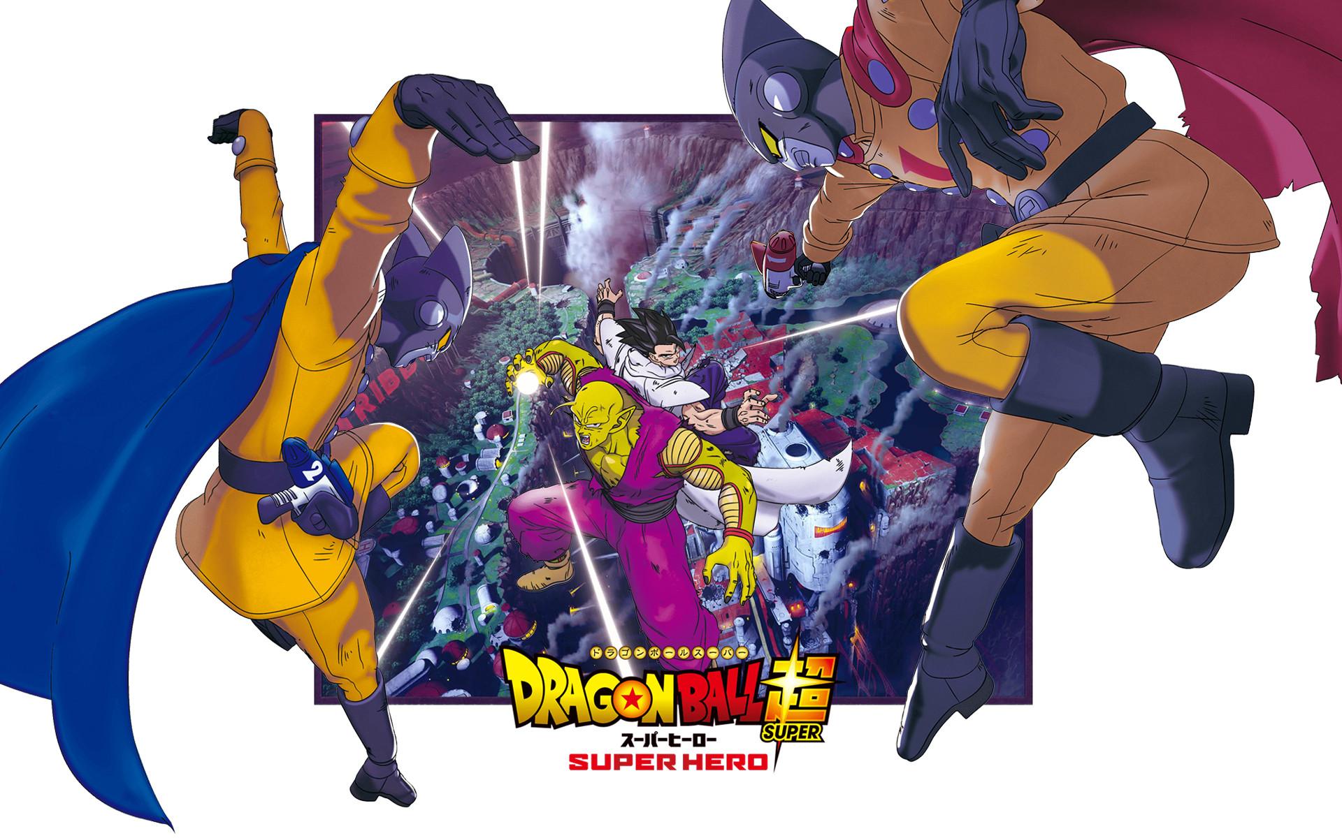 1920x1200 Dragon Ball Super: Super Hero Artwork Version 2 Wallpaper with Monocle