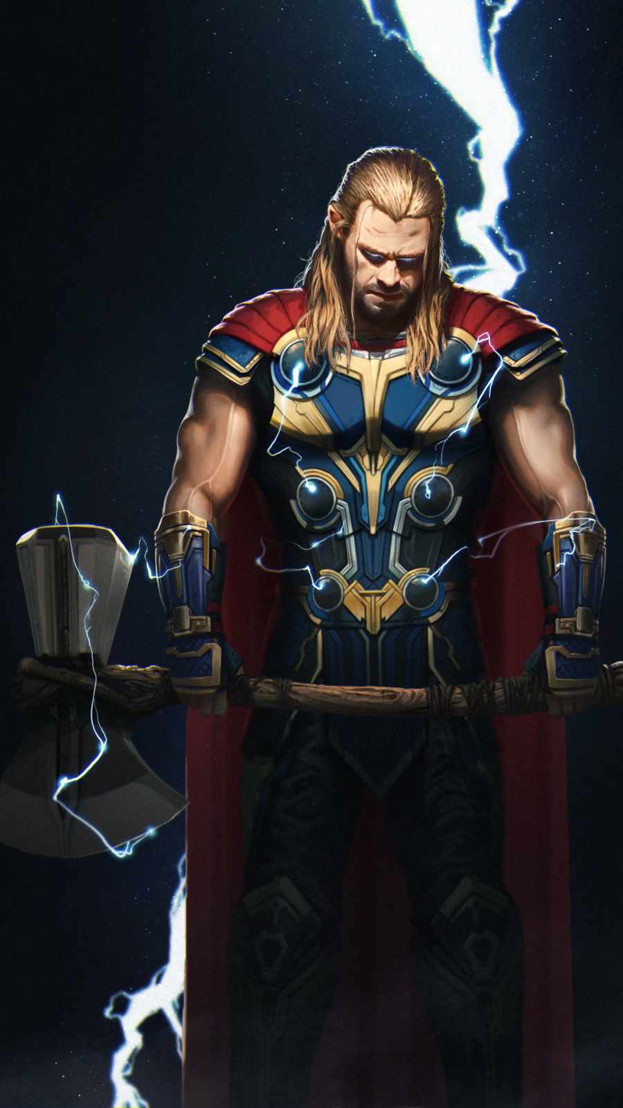 900x1601 Thor Love And Thunder IPhone 13 Wallpaper Wallpaper : iPhone Wallpaper