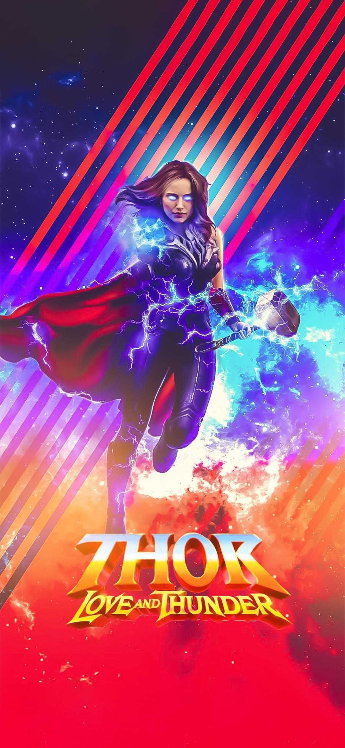 1170x2532 Thor: Love and Thunder Wallpaper