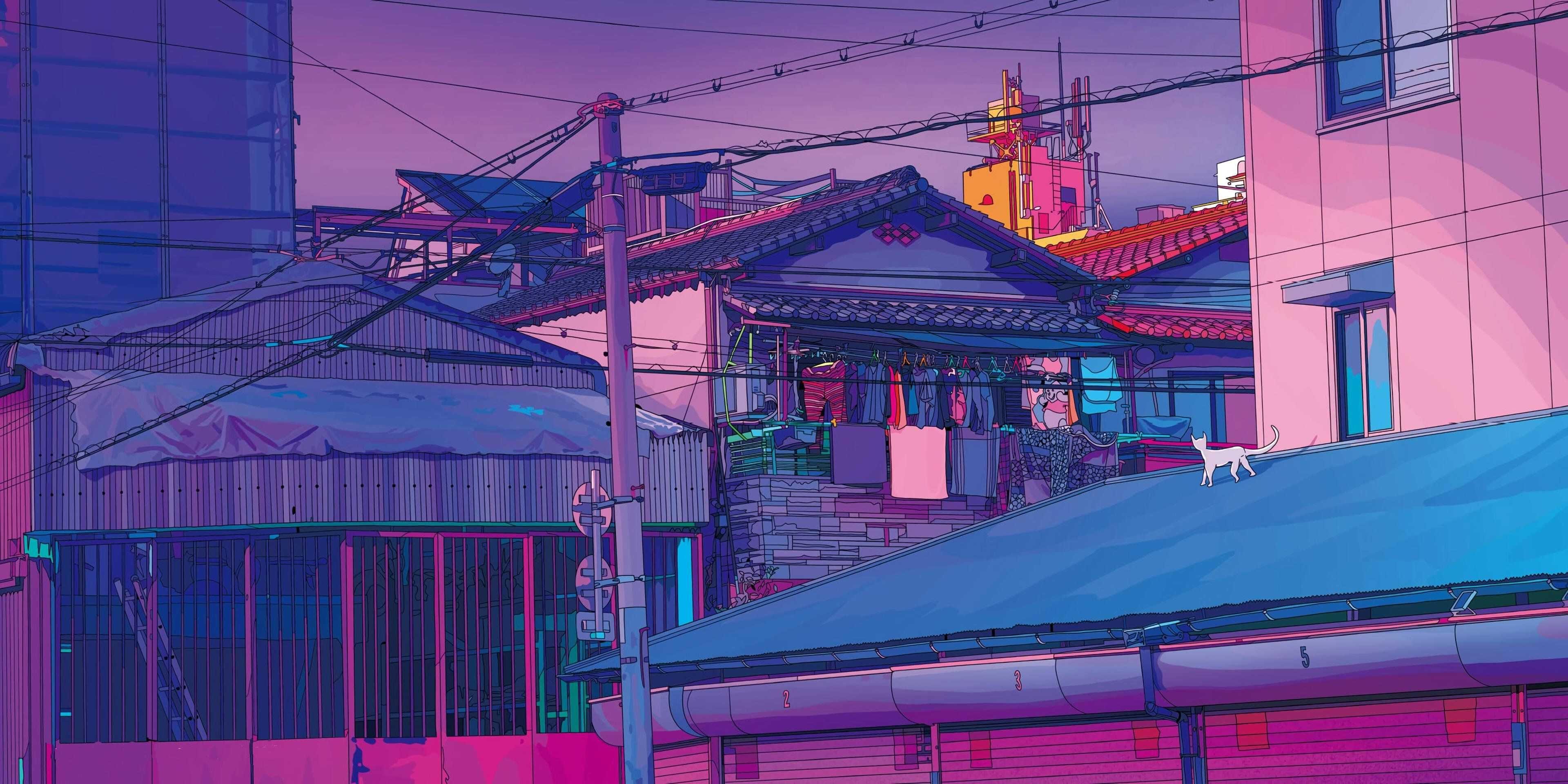 Purple Lofi Wallpapers - Top Free Purple Lofi Backgrounds - WallpaperAccess