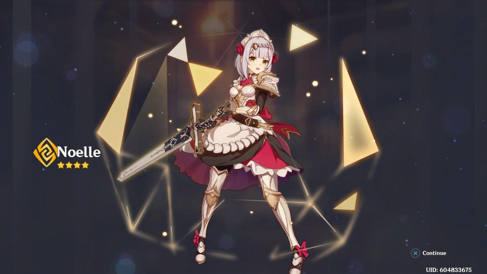 1600x900 Genshin Impact Noelle Wallpaper