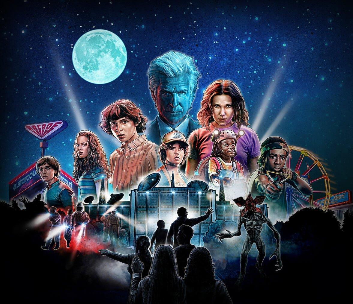 1177x1016 Stranger Things Season 4 Wallpaper