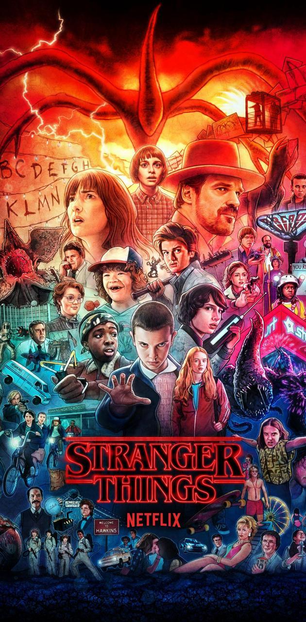 630x1280 Stranger Things wallpaper