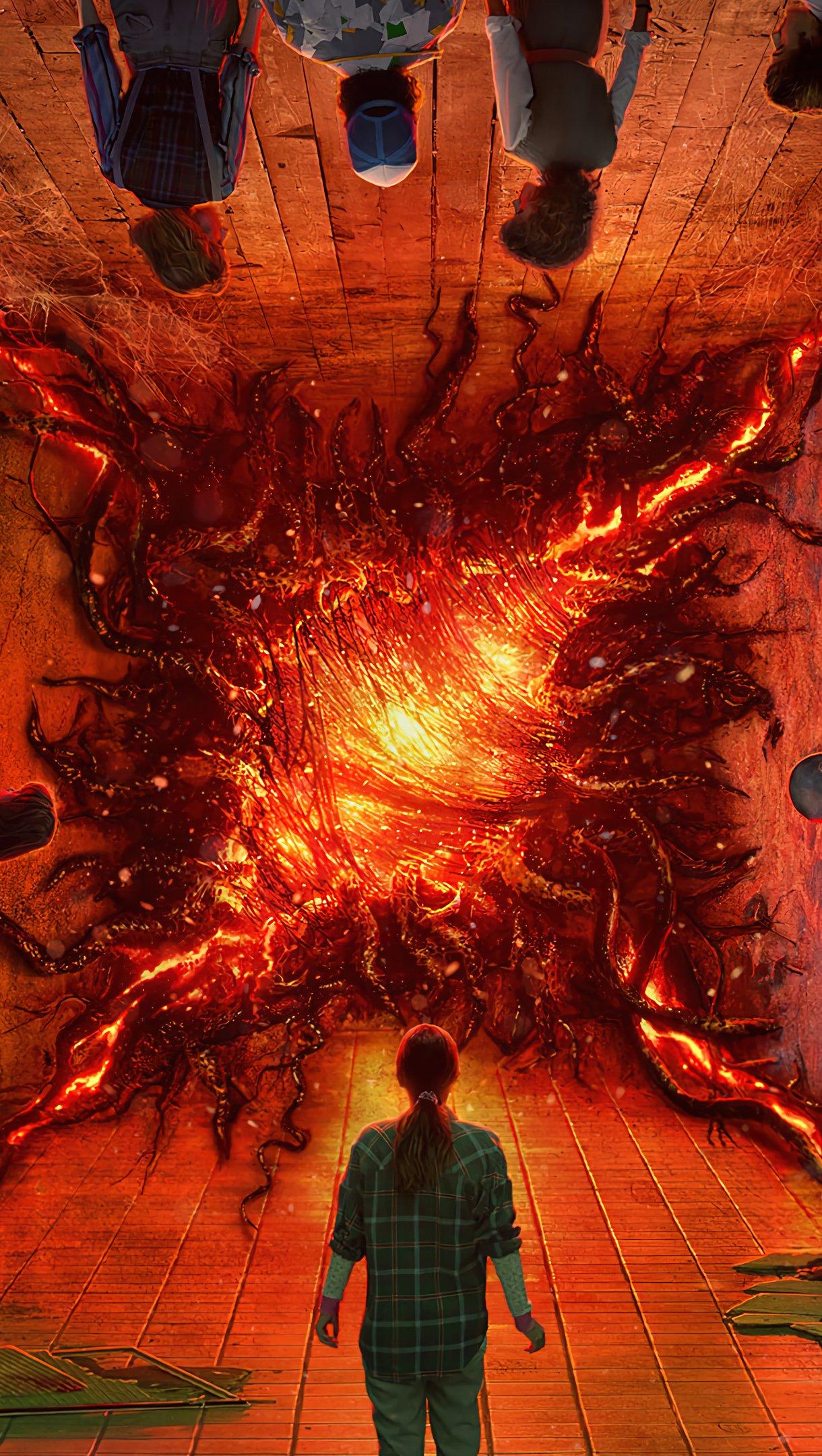 1220x2160 Stranger Things Poster Season 4 Wallpaper 4k Ultra HD