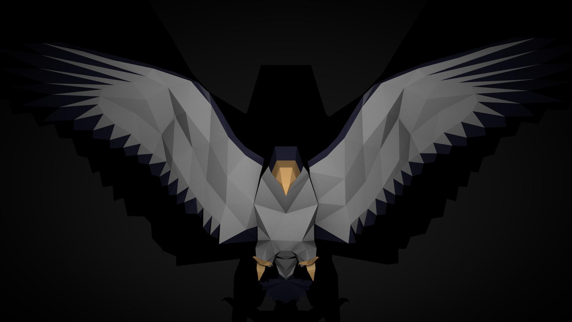 1920x1080 Low Poly Animal WallPaper Set (1920x1080)