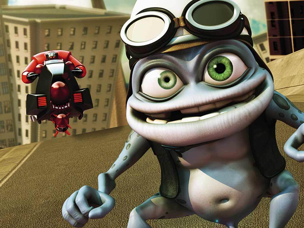 1024x768 crazy frog Frog Wallpaper