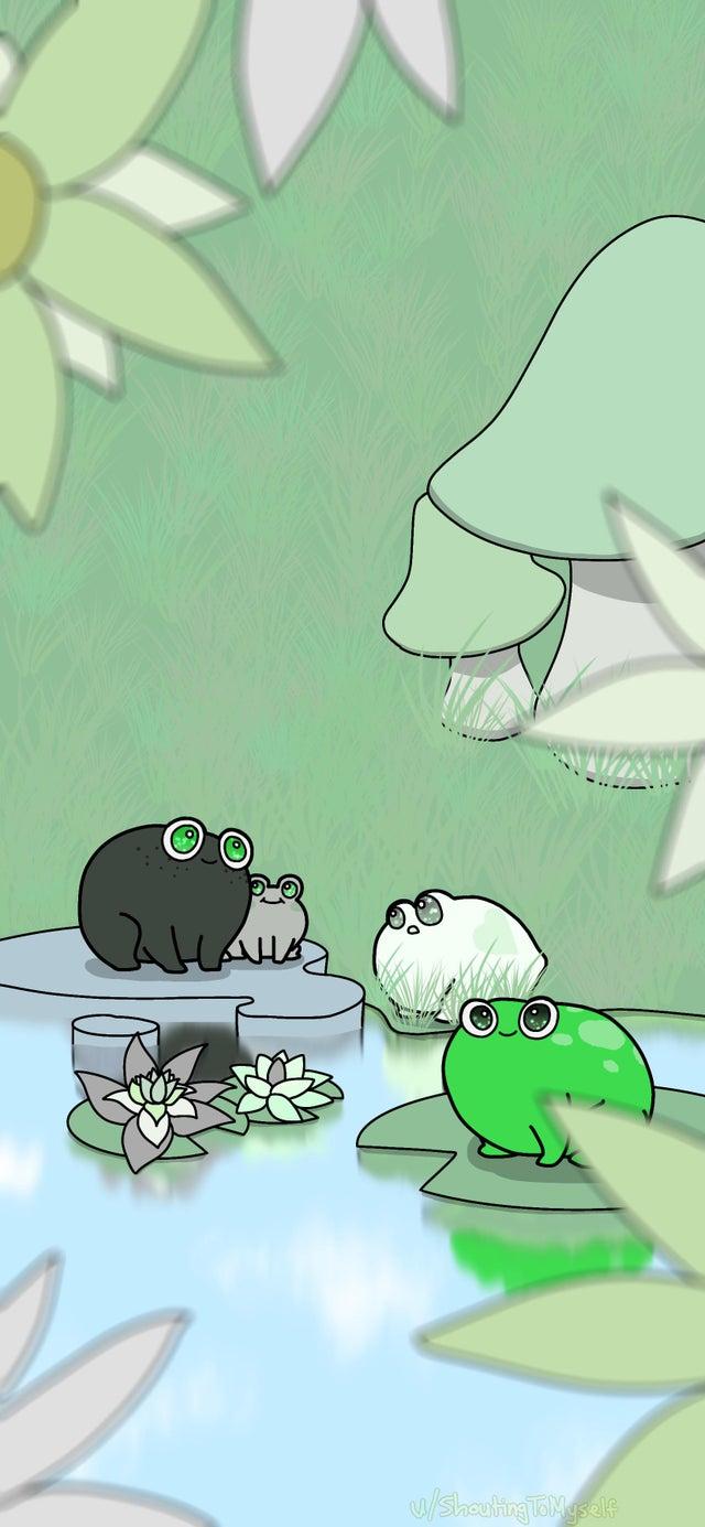 640x1385 Aro and aroace frog wallpaper