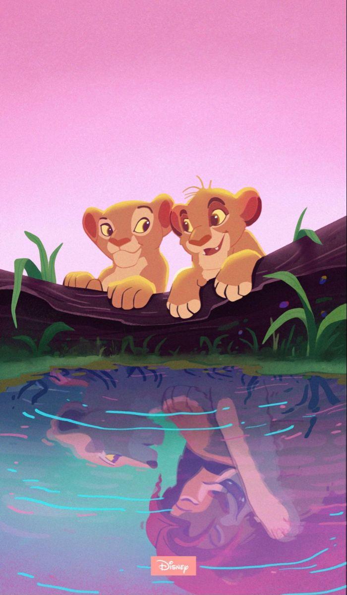 700x1200 Simba & Nala