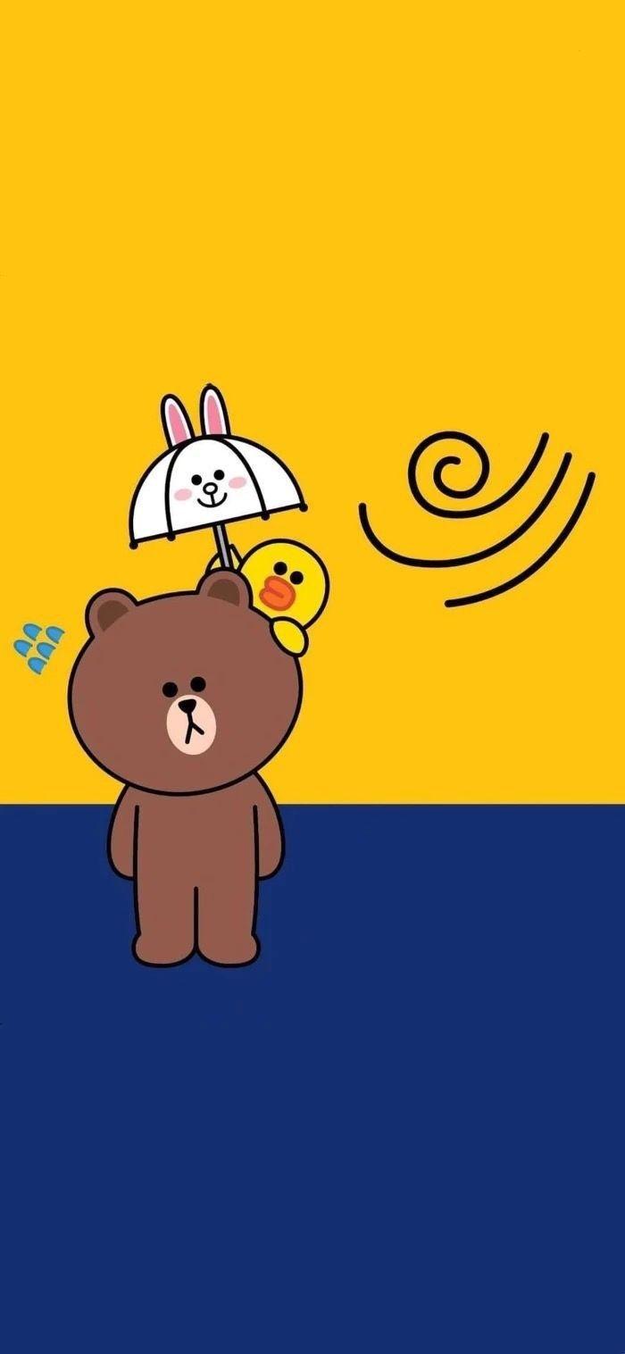 700x1516 line friends 배경화면 모음