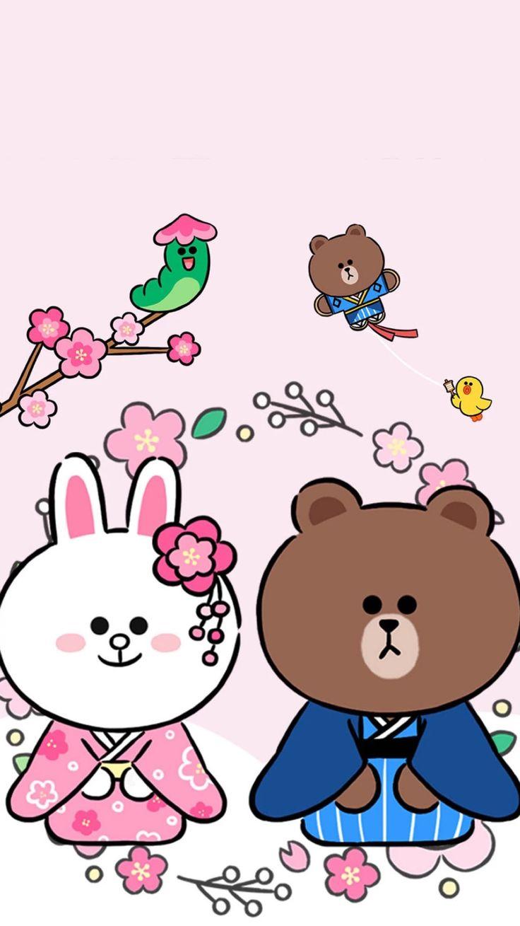 736x1309 Free Line Friends Wallpaper, Line Friends Wallpaper Download