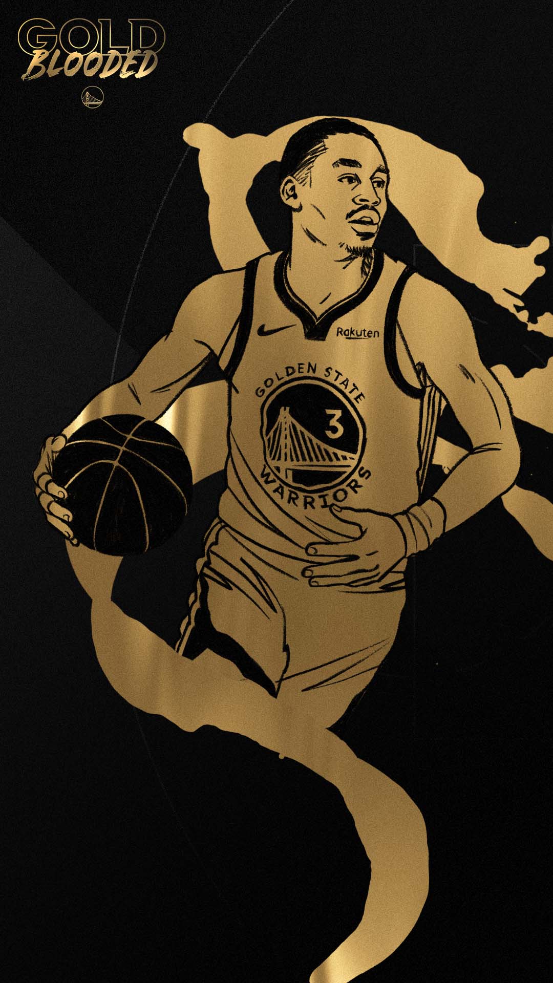 1080x1920 Golden State Warriors x GP #WallpaperWednesday