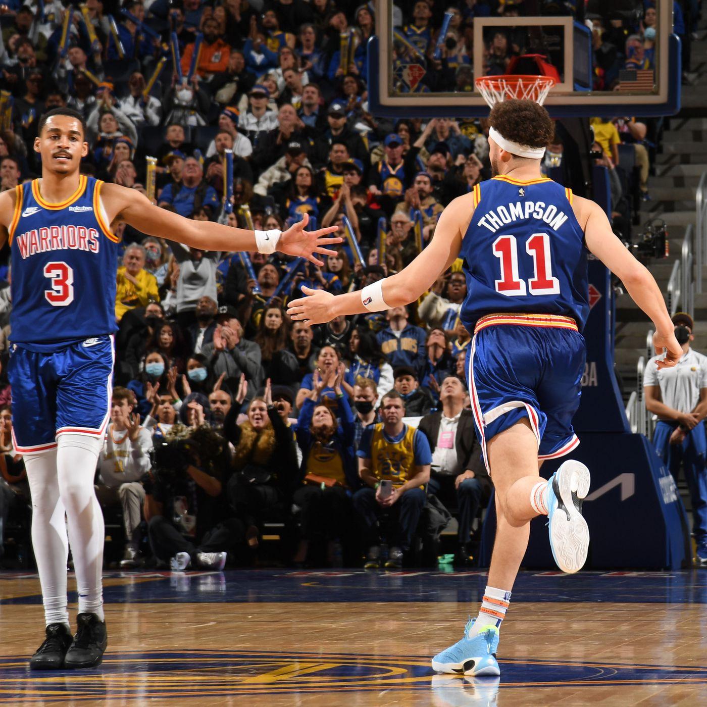 1400x1400 Warriors Klay Thompson and Jordan Poole discuss big win vs. Bucks State Of Mind