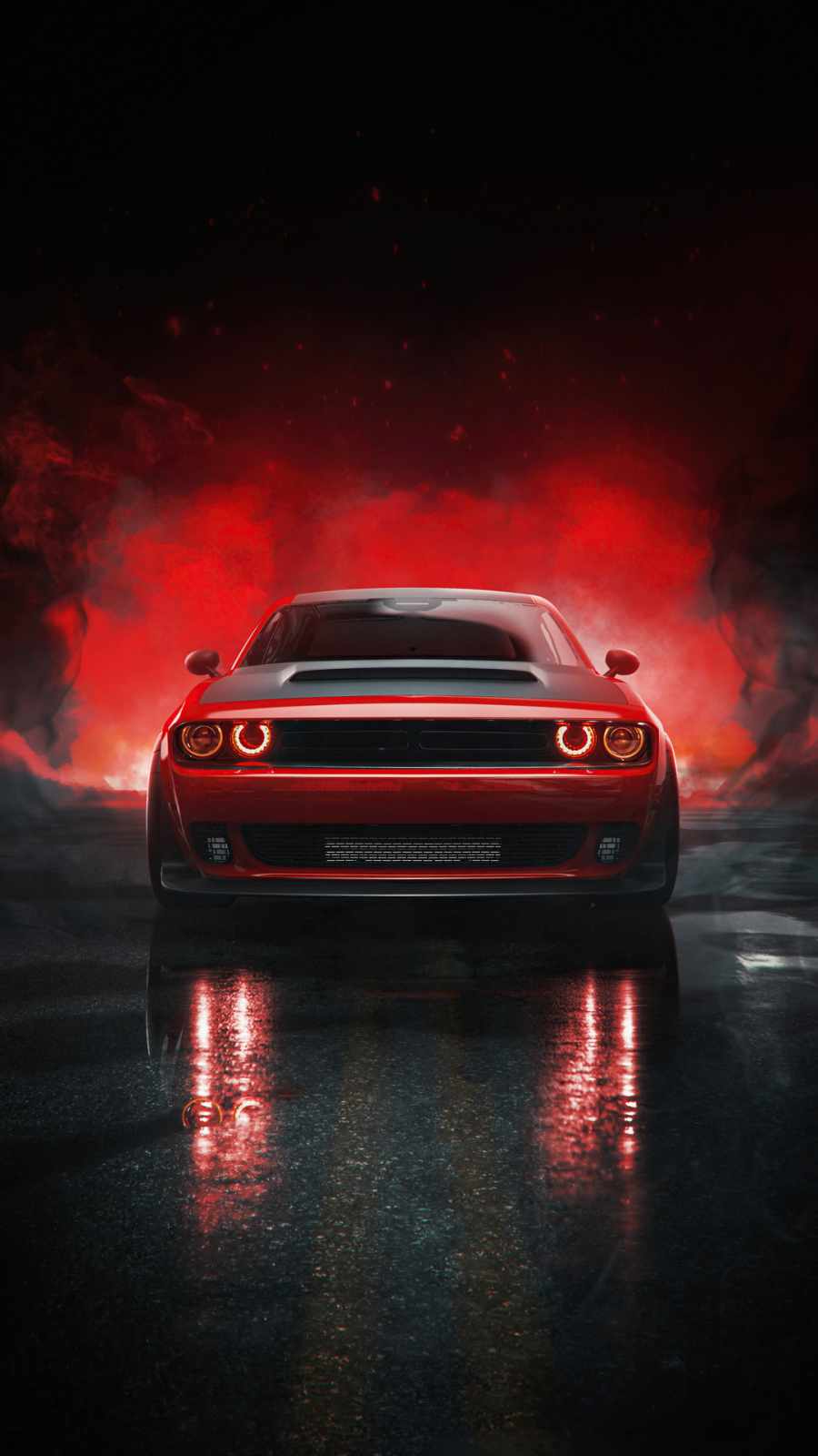 900x1600 Dodge Challenger Muscle Car Wallpaper : iPhone Wallpaper