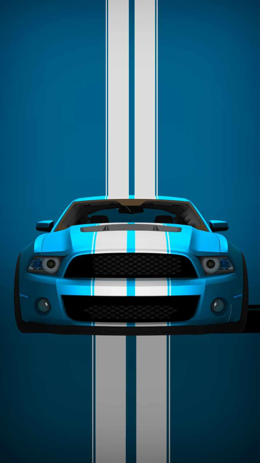 900x1600 Blue Mustang Car IPhone Wallpaper Wallpaper : iPhone Wallpaper