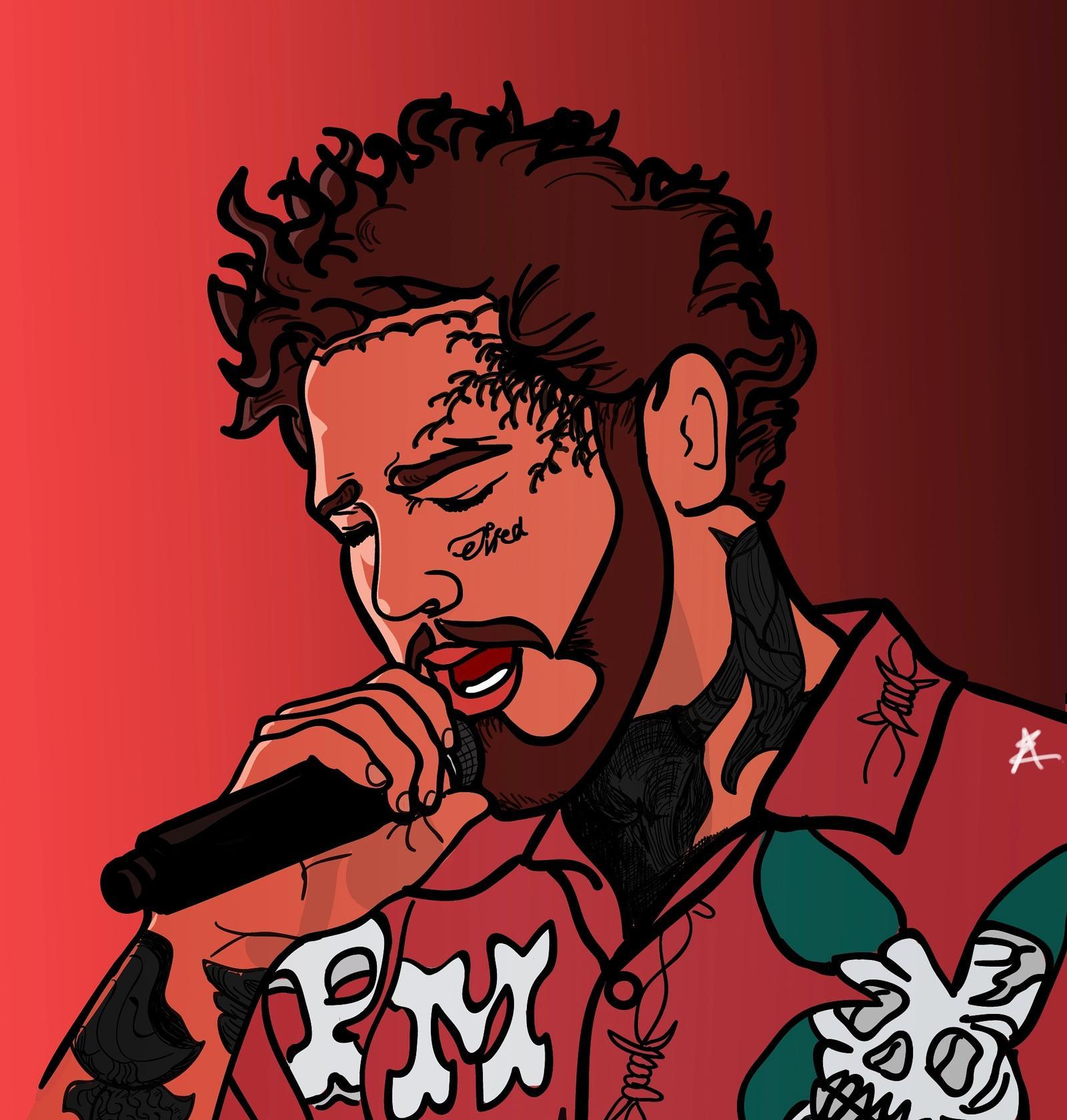 1600x1680 Best 14 Post Malone Wallpaper