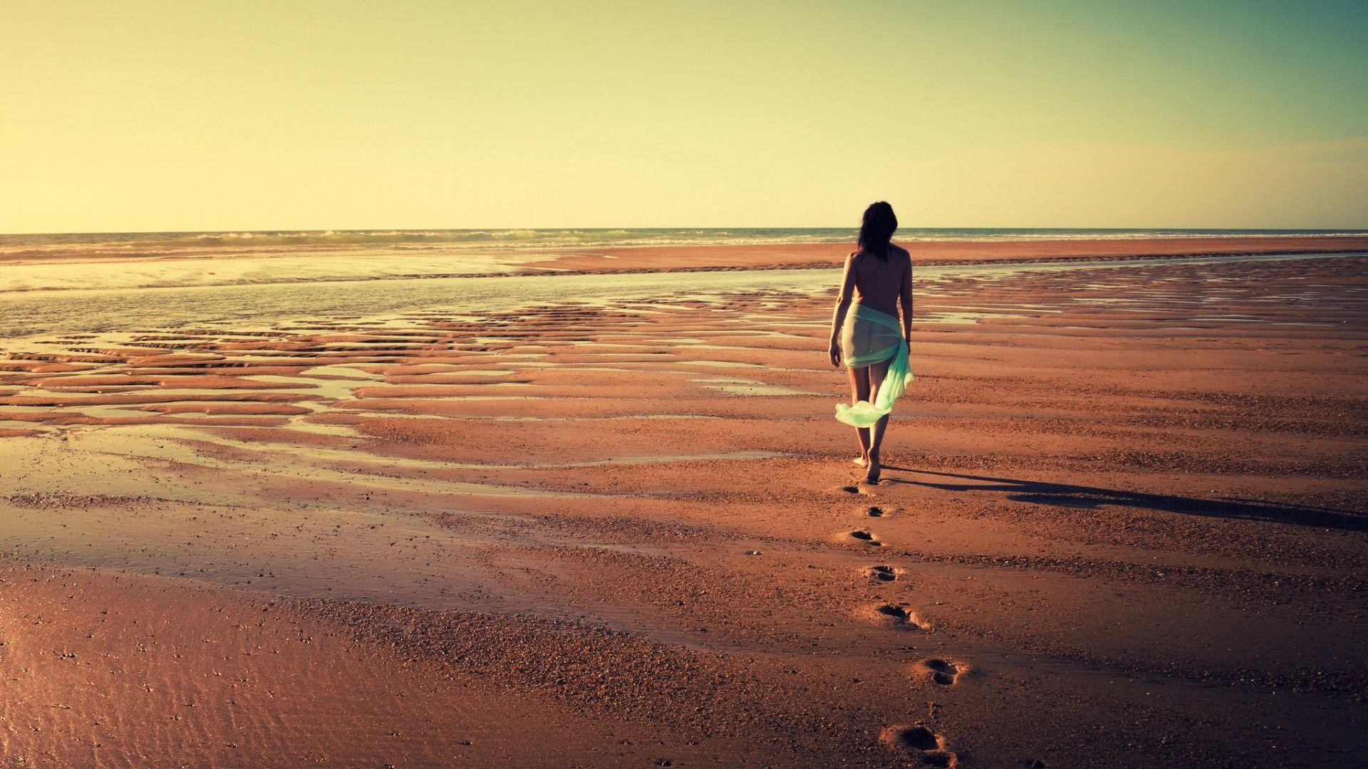 1920x1080 Alone Girl Wallpaper