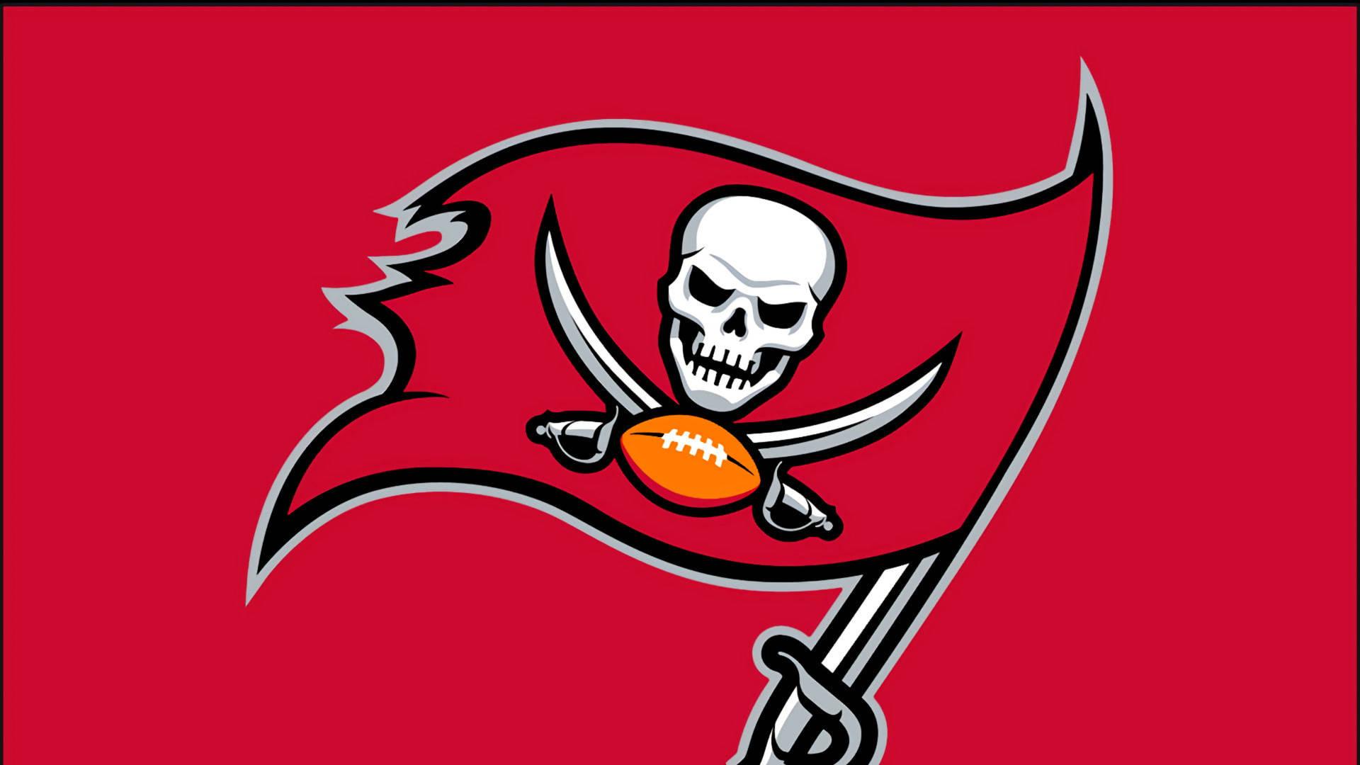 1920x1080 Download Red Tampa Bay Buccaneers Flag Logo Wallpaper