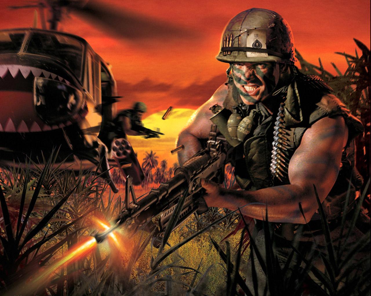 1280x1024 Desktop Wallpaper Conflict Conflict Vietnam vdeo game