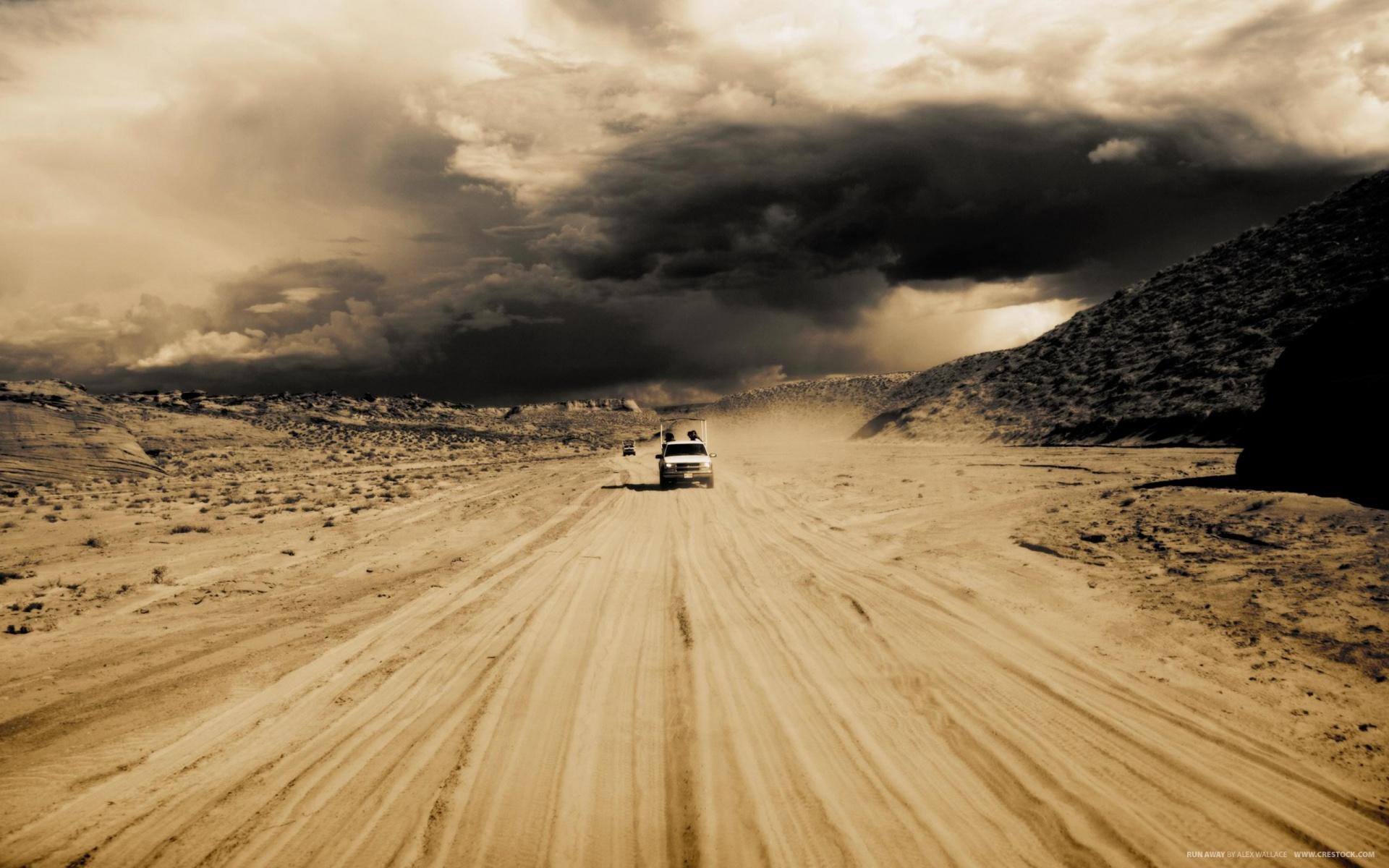 1920x1200 Desert Storm Wallpaper