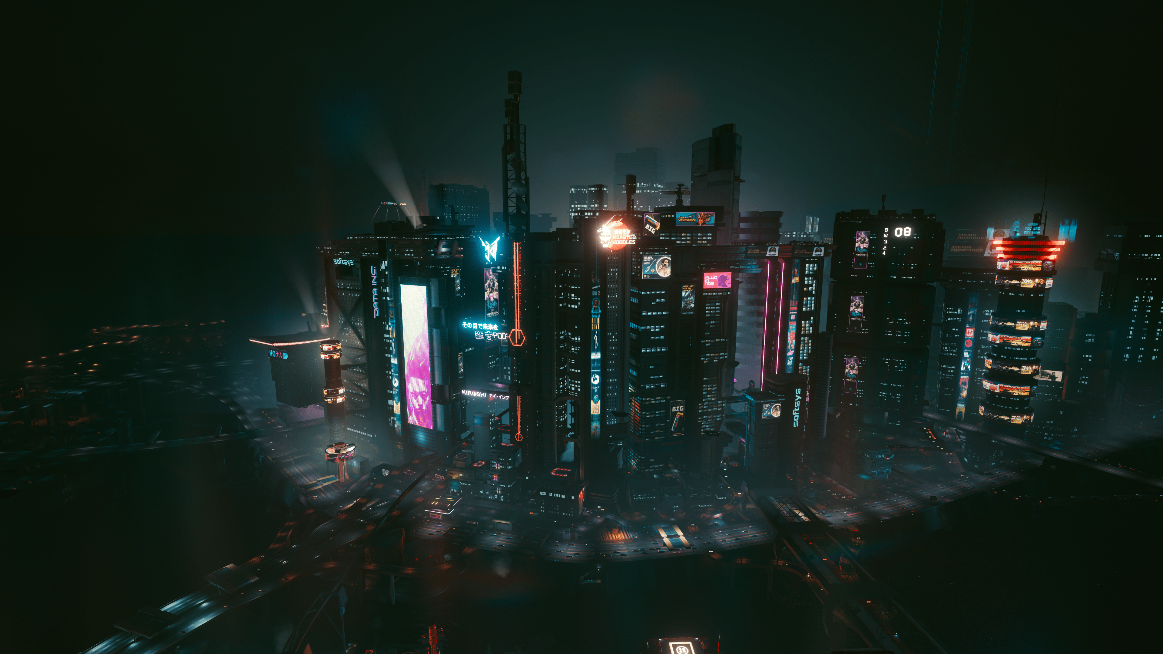 3840x2160 Night City (Cyberpunk 2077) HD Wallpaper and Background
