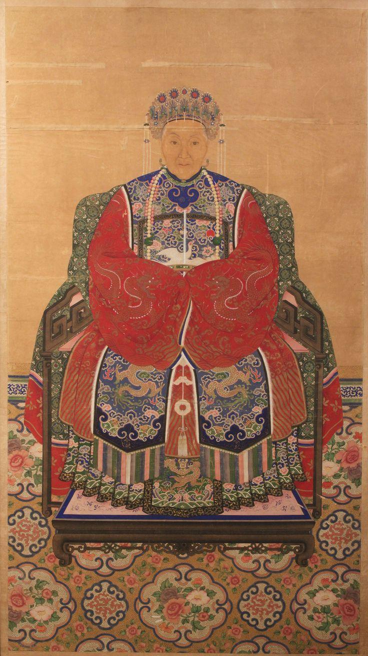 736x1310 Lot 418: Chinese Ancestor Portrait