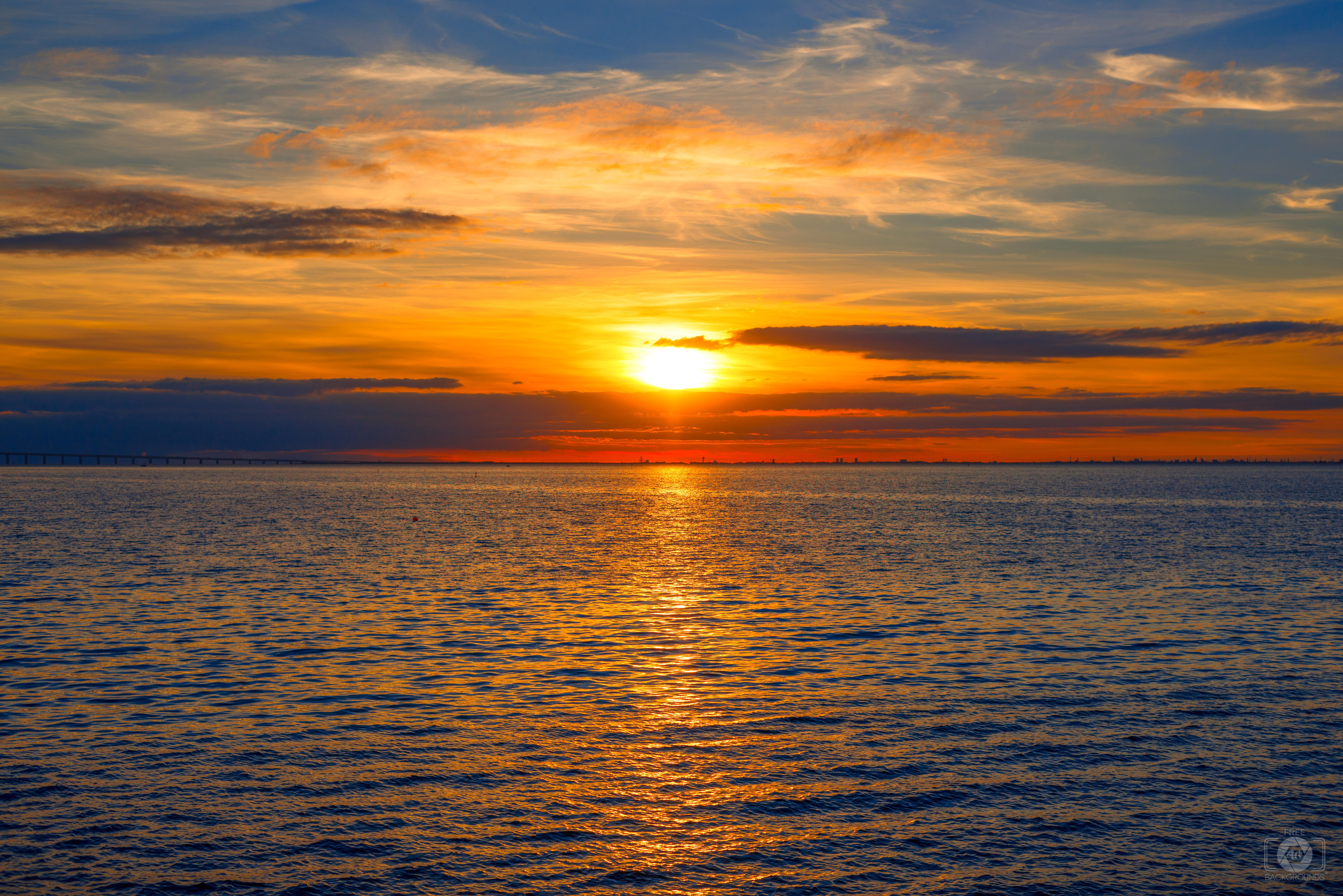 7360x4912 Beautiful Sunset Background Quality Free Background