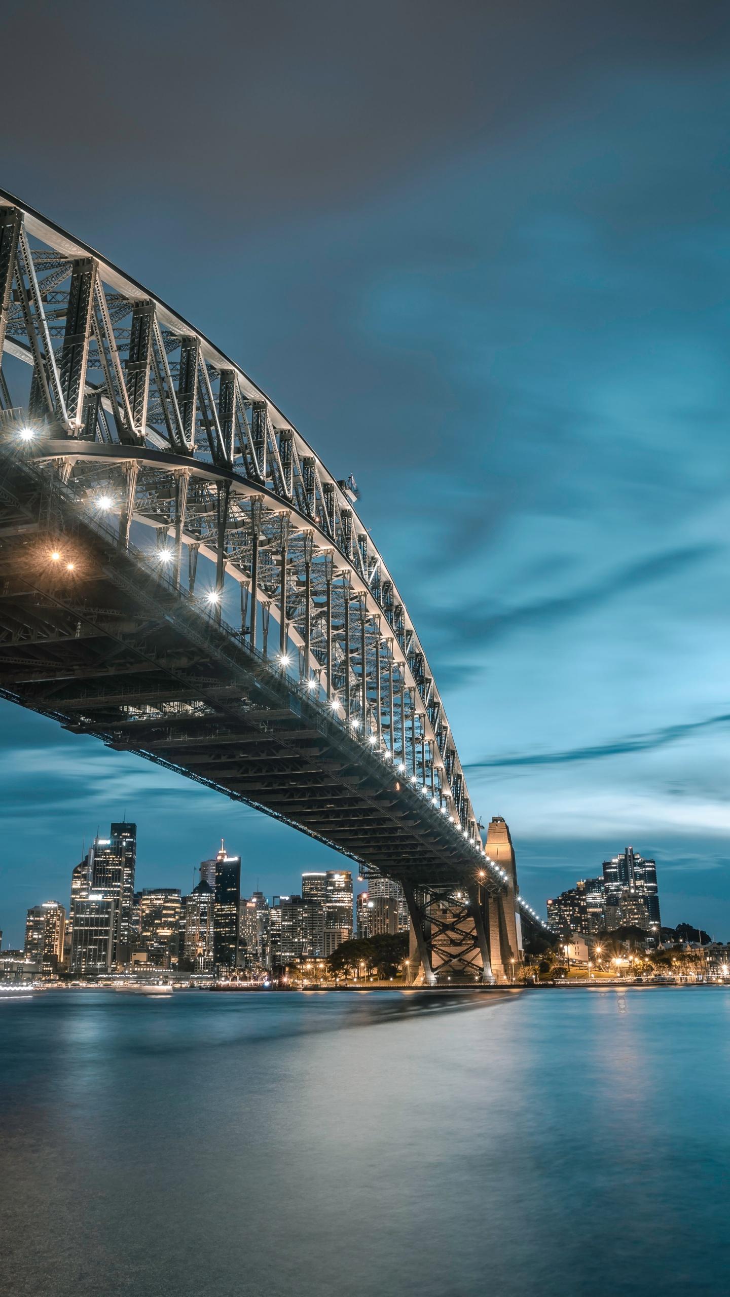 1440x2560 Sydney Harbour Bridge Wallpaper 4K, Milsons Point, Australia, Cityscape, River, World